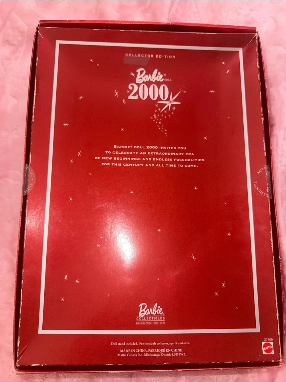 Barbie 2000 Collector Edition Red and Silver Gown Doll